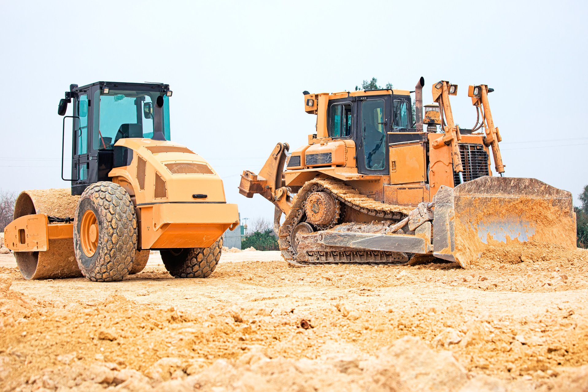 Heavy equipment floating thunder bay